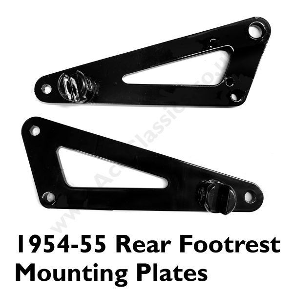 PRE UNIT TRIUMPH REAR FOOTREST MOUNTING PLATES 1954 - 1959  F3718 - F3580 - Image 2