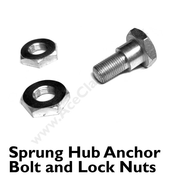 Triumph Sprung Hub Brake Anchorage Bolt & Lock Nuts