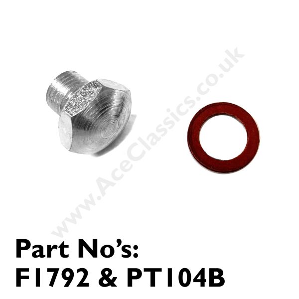 Triumph Oil Tank Drain Bolt & Fibre Washer 